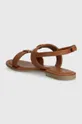 Usnjeni sandali U.S. Polo Assn. LINDA Zunanjost: Naravno usnje Notranjost: Naravno usnje Podplat: Sintetični material