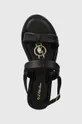 čierna Kožené sandále U.S. Polo Assn. LINDA