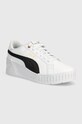 Кожаные кроссовки Puma Karmen Wedge кожа белый 390985
