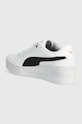 Încălțăminte Puma sneakers din piele Karmen Wedge 390985 alb