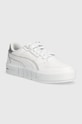Puma sneakers PUMA Cali Court Metallic Wns pelle fiore bianco 393768