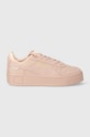Puma sneakersy skórzane Carina Street SD 395093. różowy SS24