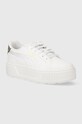 Puma sneakersy Karmen imitacja skóry licowej biały 395099