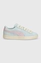 Замшеві кросівки Puma Suede Brand Love II 395737 блакитний SS24