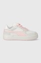 Puma sneakersy skórzane CA Pro Queen of3s Wns 395882 biały SS24