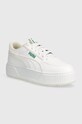 Sneakers boty Puma Karmen imitace kůže bílá 395101