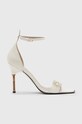 AllSaints sandały skórzane Betty Sandal pozostałe beżowy WF709Z