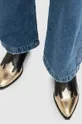 Kožne kaubojske čizme AllSaints Dellaware Boot