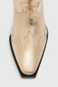Usnjeni kavbojski škornji AllSaints Dolly Boot Zunanjost: Naravno usnje Notranjost: Naravno usnje Podplat: Sintetični material