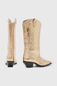 Δερμάτινες καουμπόικες μπότες AllSaints Dolly Boot WF763Z χρυσαφί