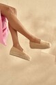 Boty Semišové espadrilky Manebi Hamptons Double Sole Espadrilles K.1.1.D0 béžová