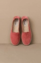 Espadrile iz semiša Manebi Hamptons Double Sole Espadrilles rdeča