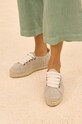Cipők Manebi sportcipő La Havana Lace-Up Espadrilles O.7.1.E0 bézs