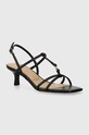Aldo sandały Josefina imitacja skóry licowej czarny 13740407.Josefina