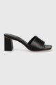 Δερμάτινες παντόφλες Aldo Vidish 13578774.Vidish μαύρο SS24