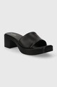 Aldo klapki skórzane Babbie 13743841.Babbie czarny SS24