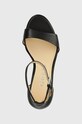 Шкіряні сандалі Guess IDAS чорний FLJIDS.LEA03.BLACK