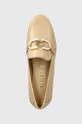 beige Guess mocassini in pelle ISAAC