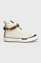 Високи кецове Guess NELLY FLJNLY.ELE12.WHITE бежов SS24