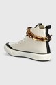 Обувки Високи кецове Guess NELLY FLJNLY.ELE12.WHITE бежов
