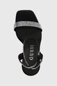 Guess sandale ZACH negru FLJZAC.SAT03.BLACK