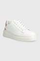 Маратонки Guess ELBINA FLJELB.LEA12.WHIPI бял SS24