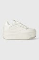 Tenisky Guess LULLI imitace kůže bílá FLJLLI.LEA12.WHITE