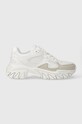 Guess sneakers NORINA sintetic alb FLJNOR.ELE12.WHITE