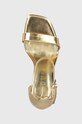 Guess sandały skórzane SHYLIE złoty FLJSHY.LEM03.GOLD