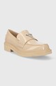 Мокасини Guess SHATHA2 FLJST2.PAT14.GREY бежевий SS24
