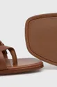 hnedá Kožené sandále Guess TAMPER