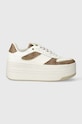 Guess sneakersy LULLI FLJLLI.FAL12.BEIBR biały SS24