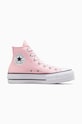 Converse sportcipő Chuck Taylor All Star Lift platformos rózsaszín A06507C