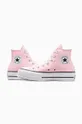 ροζ Πάνινα παπούτσια Converse Chuck Taylor All Star Lift