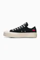 μαύρο Πάνινα παπούτσια Converse Chuck Taylor All Star Lift