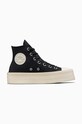 Converse teniși Chuck Taylor All Star Modern Lift platformă negru A06141C