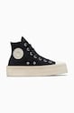 Converse trampki Chuck Taylor All Star Modern Lift platforma czarny A06141C