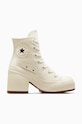 Кеди Converse Chuck 70 De Luxe Heel платформа білий A05348C