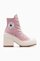 Converse trampki Chuck 70 De Luxe Heel platforma fioletowy A06433C