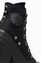 μαύρο Πάνινα παπούτσια Converse Chuck 70 De Luxe Heel