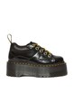 Kožené polobotky Dr. Martens 5i Quad Max lakovaná kůže černá DM31423001