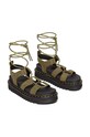 Dr. Martens sandały skórzane Nartilla DM31738357 zielony SS24