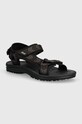 Sandale Jack Wolfskin Wave Breaker tekstil crna 4050291