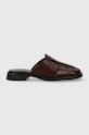 Vagabond Shoemakers bőr papucs BRITTIE 5551.101.49 barna SS24