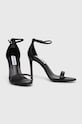 Steve Madden sandały skórzane Tecy SM11002956.017 czarny SS24