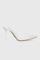 Steve Madden pantofi cu toc EverClear-P calcai expus alb SM11002924.PRL