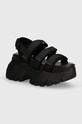 Σανδάλια Steve Madden Voltzer συνθετικό μαύρο SM11003056.184