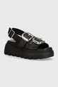 Steve Madden sandale de piele Transporter piele negru SM11003060.05O