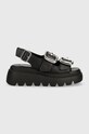 Steve Madden sandale de piele Transporter SM11003060.05O negru SS24