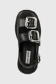 Steve Madden sandale de piele Transporter negru SM11003060.05O